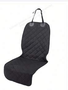 Pet Dog Car Seat Cover Front Passenger Anti-Dirty Pad Automotive Pet Seat Cushion With Belt Dog Car Seat Car Seat Covers Dog Car Seat Cover Pet Car Seat - Black - View 2