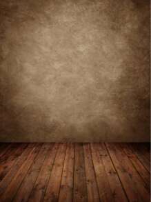 Sfondo fotografico in vinile morbido di 150x210 cm con muro marrone e pavimento in legno per servizi fotografici di neonati, ritratti astratti e accessori per fotografi