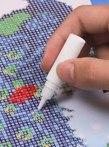 79pcs Diamond Painting Tool Set, Mosaic Cross Stitch Art Pointing Tool, Contains Diamond Painting Glue-Durable Plastic Adhesive, Crystal Gem Applicator