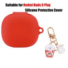 Llavero, cordón compatible con los auriculares Redmi Buds 6 Play, funda protectora de silicona suave - Con hebilla para colgar - Ver 20