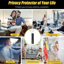 1pc Mini Black Anti-Spy Anti-Eavesdropping Detector, Signal Detector For Camera, Anti-Surveillance Detector, Hidden Camera Detector, Anti-Spy Car GPS Tracker, RF Signal Scanner, Protection Device - Black - View 3