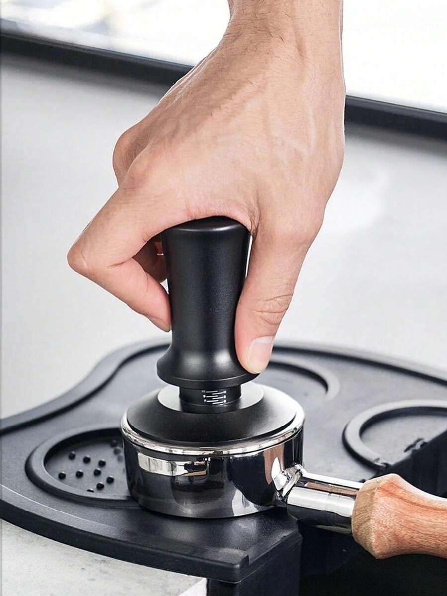 51/53/58mm Coffee Powder Press With Scale, Stainless Steel Solid Constant Force Adjustable Filling Press, Coffee Powder Hammer Back To School - Multicolor - View 1