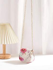 1 buah Tas Selempang Mini Warna Polos untuk Anak Perempuan, Kantong Earphone, Dompet Koin, Tas Bahu untuk Lipstik, Cocok untuk Penggunaan Sehari-hari dan Pilihan Hadiah yang Ideal - MultiWarna - View 2