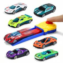 Alloy Scooter Ejection Jam Car Random Car Model Exquisite Set Boy Puzzle Education Birthday Gift Halloween Gift - Multicolor - View 2