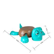 1pc Scary Creative Sea Turtle Decoration, Green/Pink/Blue, Suitable As Coaster Or Table Decor