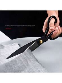 大号不锈钢裁缝剪刀，带塑料手柄，适用于家庭/办公室布料/皮革/绳索/线条裁剪，通用，返校，学校用品