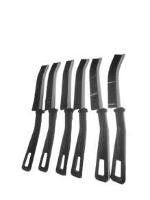 Set di 6 pezzi Spazzole per pulizia di fessure con setole rigide - Pulitore per fessure sottili, spazzole per la pulizia piccole, spazzole per fughe di piastrelle, per cucina, bagno, casa, pulizia di finestre