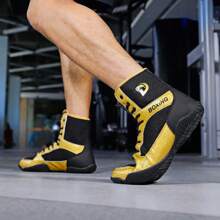 Professional Indoor Training Boxing Shoes, Competitive Men's Wrestling Shoes