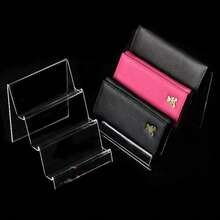 Acrylic Display Shelf Multilayers Cellphone Wallet Glasses Rack Transparent Rangement Storage Rack - Pelbagai warna - Lihat 8