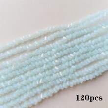 120pcs Triangle Austrian Crystal Glass Beads Spacer Loose Beads For Jewelry Making Bracelets & Bangles Necklace DIY 4mm