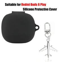 Llavero, cordón compatible con los auriculares Redmi Buds 6 Play, funda protectora de silicona suave - Con hebilla para colgar - Ver 9