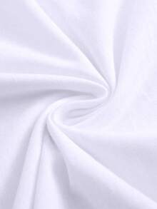 Men's Sleeveless Top, Crew Neck Sleeveless Shirt, Versatile - White - View 6