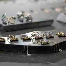 10Sets Mini Adjustable Price Tag Sets, Price Three-Dimensional Number Signs, Snap Design, Easy To Install, Can Be Used For Jewelry, Watches And Daily Office Display Price Signs, Suitable For Display Stands, Small Counters, Jewelry Retail Stores, Automatic Vending Machines, Store Decorations