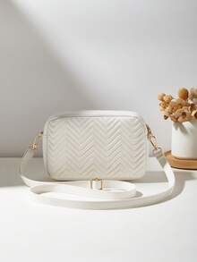 时尚简约休闲女士斜挎包、菱格通勤运动包、化妆手机相机单肩包、百搭小方包、个性礼物、天鹅流苏校园钱包、可爱零钱包、周末包、可折叠轻便跑步包、情人节定制钱包、校园风零钱包、口红袋、学生钥匙包 - 白色 - 查看 6