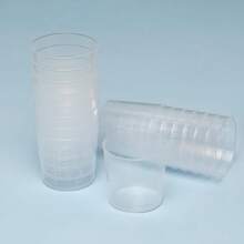 200 Pcs 2oz/60ml Plastic Mixing Cups With Graduated Mixing Sticks Bulk Liquid Measuring Cups, Disposable Clear Beaker For Resin Laboratory Acrylic Paint Art And Medicine - 200 件 - 查看 4