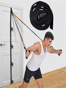 Door Resistance Band, No-Drill & No-Install Home Gym Fitness Trainer Accessory, Portable Exercise Equipment, Sport, Gym, Home Exercise, Sport Accessories, Gym Accessories, CrossFit Accessories