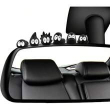 Cute Soot Sprites,35 Pcs Automotive Interior Decoration Accessories Car Rearview Mirror And Dashboard,Cute Anime Decor Home Garden Office,Funny Ornament Gifts(Black) - Black Varied Soot Sprites - 查看 1