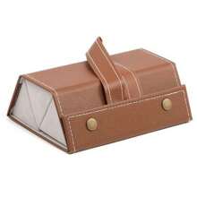 Multifunctional Glasses Case - Large Capacity Leather Glasses Storage Box, High-End Multi-Compartment Sunglasses, Optical Glasses, Eyeglasses Case, Portable Travel Accessory, Wall Mount