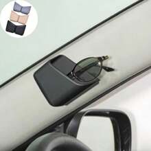 1pc/2pcs Durable Plastic Car Glasses & Phone Holder - Fashion Eyeglass Organizer Storage Box For Auto Interior Accessories-Car Accessories-Car