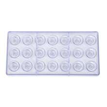 21-Hole Rose Style Transparent Hard Plastic Chocolate Molds Chocolate Candy DIY Making Tool Household Kitchen Baking Accessories Mother's Day Gifts