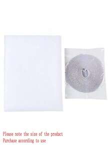 1.3x1.5m Household Adhesive Anti Mosquito Flies Screen Window White Self-Adhesive Invisible Window Screen DIY Encryption Nesh Door - white 2 - View 12