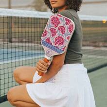 Girls' Ultra Light And High Aesthetic Carbon Fiber Pickleball Paddle, Outdoor Sports,Family Sports Racket - Rusty Rose - View 2