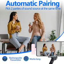 Wireless Lavalier Microphone With Type-C Interface, Plug And Play, 2.4G Ultra-Low Latency, Built-In Noise Cancellation Chip, Suitable For Video Recording, Interviews, Podcasts, Vlogs, 50mAh Rechargeable Battery - Pink - View 7