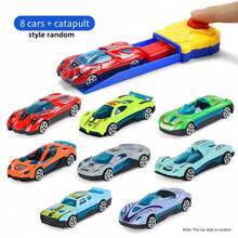 Alloy Scooter Ejection Jam Car Random Car Model Exquisite Set Boy Puzzle Education Birthday Gift Halloween Gift - Multicolor - View 9