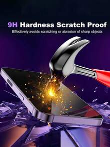 2片装隐私屏幕保护膜，兼容 14 Pro Max，也兼容 17、16 Pro Max、16、16 Pro、16 Plus、15 Pro Max、15、15 Pro、15 Plus、13 Pro Max、13、12、11。隐私保护，防窥视，无气泡，兼容手机壳。 - 黑色 - 查看 3