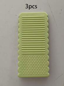3pcs Silicone Door Stopper, No Drill Necessary Door Stoppers, Universal Type Door Stop, Safe Door Sucker, Anti-Collision, Anti-Pinch Protection, Door Holder