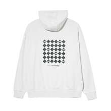 Puma 情侣连帽卫衣，休闲套头衫，带徽标印花，春秋季 - 灰色 - 查看 2