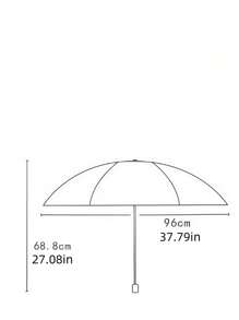 Ombrello personalizzato con protezione UV e parasole spesso per uomo e donna, ombrello pieghevole per giornate soleggiate