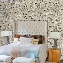 1 Rolle gelbes Vintage-Zeitungspapier selbstklebende PVC-Tapete, abnehmbare Vinyl-Aufkleber mit Abzieh-Klebe-Wandkunst, Heimdekoration für Wohnzimmer, Schlafzimmer, Büro, Schlafzimmerdekoration im Vintage-Stil, einfache Anwendung, ästhetische Raumdekoration, Möbel, Tapete, Wandaufkleber, Wanddekoration, Tapetensticker, Wandküchendekoration