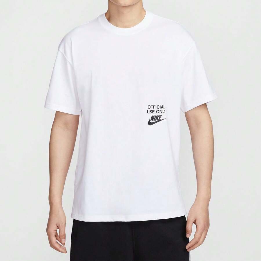 Nike Camiseta 2025 para hombres AS U NSW camiseta M90 OC REMIXT, cuello redondo, manga corta - Blanco - Ver 1