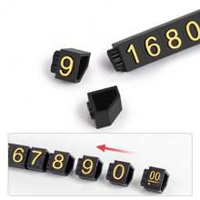 10Sets Mini Adjustable Price Tag Sets, Price Three-Dimensional Number Signs, Snap Design, Easy To Install, Can Be Used For Jewelry, Watches And Daily Office Display Price Signs, Suitable For Display Stands, Small Counters, Jewelry Retail Stores, Automatic Vending Machines, Store Decorations