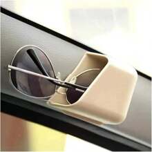 1pc/2pcs Durable Plastic Car Glasses & Phone Holder - Fashion Eyeglass Organizer Storage Box For Auto Interior Accessories-Car Accessories-Car