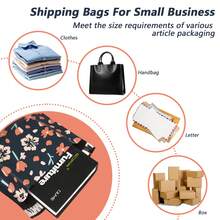 Poly Mailers - Tulip Printed Shipping Bags, 2.4mil Thickness, Waterproof And Tear Resistant Mailing Envelopes, Self-Sealing Packaging Bags For Small Business Back To School - Tulip - View 7