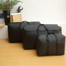 1pc Cloth Quilt Storage Bag, Foldable Clothes Organizer Bag, Large Capacity Luggage Packing Bag