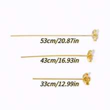 Ace placate cu aur de 18K, în formă de floare, ace metalice din alamă de înaltă calitate, pentru confecționarea bijuteriilor, accesorii pentru mărgele DIY lucrate manual