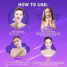 1400 Pcs Star-Shap Pimple Patches (7-Color), Facial Cover ,Boost Your Glamour, Party It Up,Fragrance-Free, Paraben-Unisex Adult, All Skin Types Compatible, No Fragrance,No Components Included - Multicolor - View 3