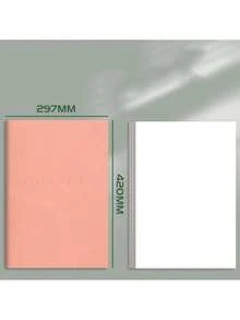 1pc Extra Large & Extra Thick A3 Size Notebook, Over 360 Pages, Leather Cover, Unique Fashion Creative Notebook, Suitable For Students, Sketchbook, Drawing Book, School Supplies,Back To School - Multicolor - View 16