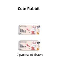 1/2/4/8 Packs Super Mini Wet Wipes, Portable Mini Wet Tissues, Essential For Students, Outdoor Wet Wipes, Cleaning Wet Tissues, Cute Wet Napkins