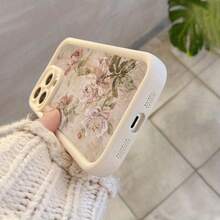 Retro Personalized Flower Design Pattern Phone Case Is Suitable For IPhone 16/ 16Pro/ 16ProMax/ 16Plus/ 15/ 15Plus/ 15Pro/ 15Promax, 14/ 14Plus/ 14Pro/ 14Promax, 13/ 13Pro/ 13Promax, 12/ 12Pro/ 12Promax, 11/ 11Pro/ 11ProMax, 7/ 8Plus, XR/ Xs/ XsMax. - trắng - Xem 6