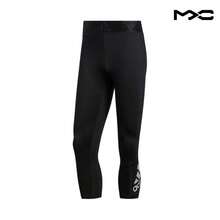 Aeroready Letter Fitness Training Tight Sweat-Wicking Seven-Quarter Pants Black Shorts Men - Multicolor - View 1