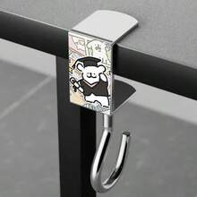 2个多功能包包挂钩，适用于家庭、办公室和起居空间，无需钻孔安装，可挂在桌边或桌面，节省空间，可用于悬挂手提包、背包、钱包、购物袋、挂绳及其他配件，坚固耐用的不锈钢材质，轻巧却承重力强，是玄关、卧室、厨房、宿舍、旅行和工作空间收纳的理想之选。 - 彩色 - 查看 4