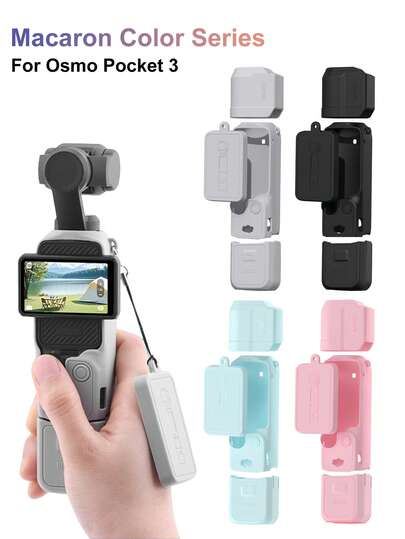 Silicone Protective Case, Lens Cover, Scratch-Resistant Skin, Protective Sleeve For Pocket 3 Camera Accessories