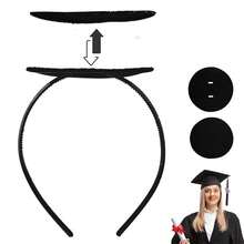 Graduation Cap Headband Secures Your Grad Cap Upgrade Insert Hairstyle Hat Accessories Hairband For Graduates Gift - No Graduation Cap - View 1