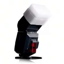 Soft Flash Diffuser Box For Godox V860II, V850II, TT685, TT600 Speedlights - High Impact ABS Material, Softbox, No Battery Required, Compatible With Sony, Nikon, Canon 580EX - Improve Photo Shooting Quality
