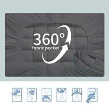 JustLet Cooling Mattress Topper, Extra Thick , Plush Quilted Pad With 8-21 Inch Deep Pockets, Overfilled With Breathable Polyester, Mattress Protector- Machine Washable