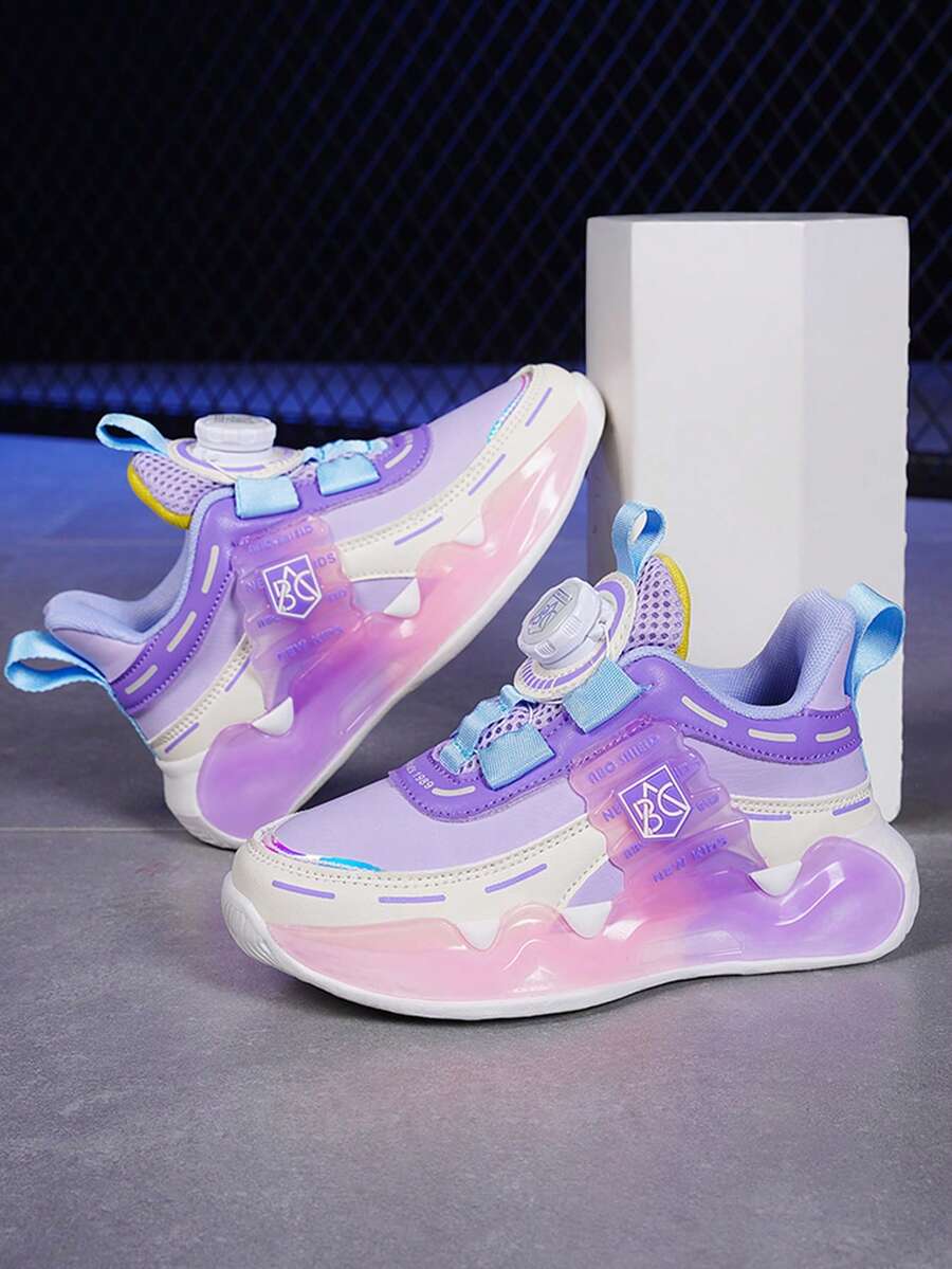 Girls' Fashion Casual Comfortable Sports Shoes, Spring/Autumn - Purple - View 1